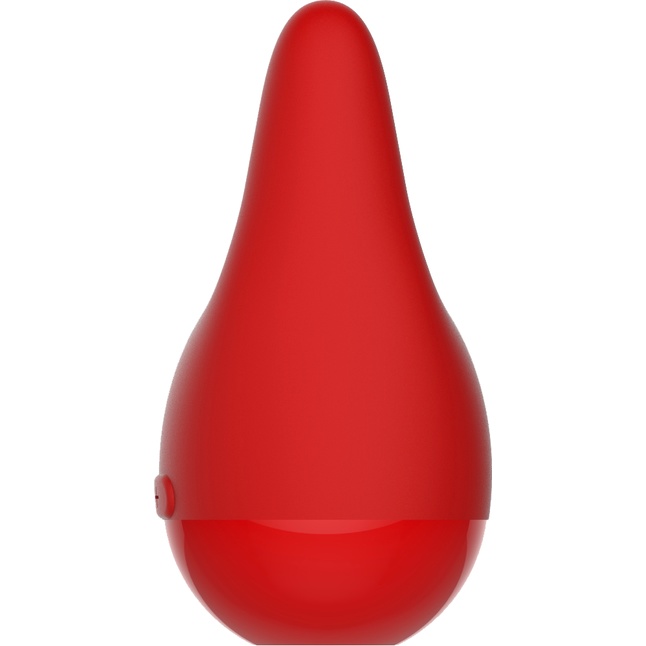 Красный клиторальный стимулятор HEBE - 10,6 см - Red Revolution. Фотография 4.