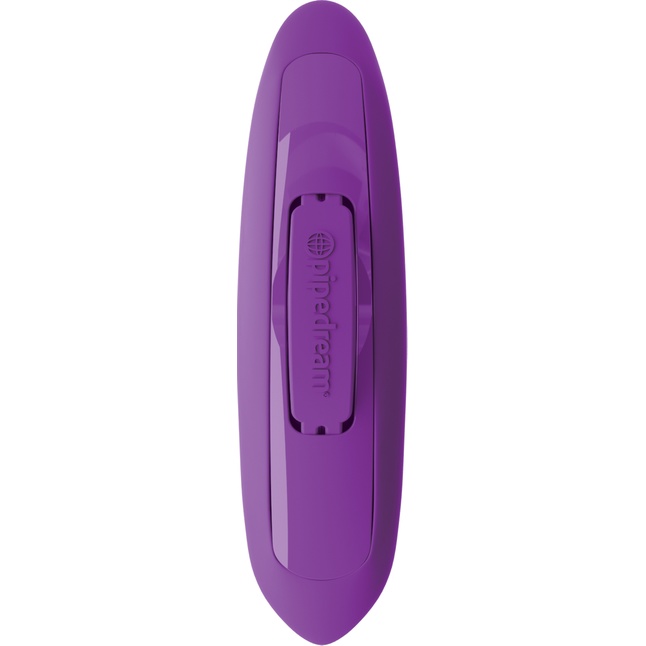 Фиолетовый тройной вибростимулятор с анальной елочкой Rock N Ride - 17,8 см - 3Some. Фотография 5.