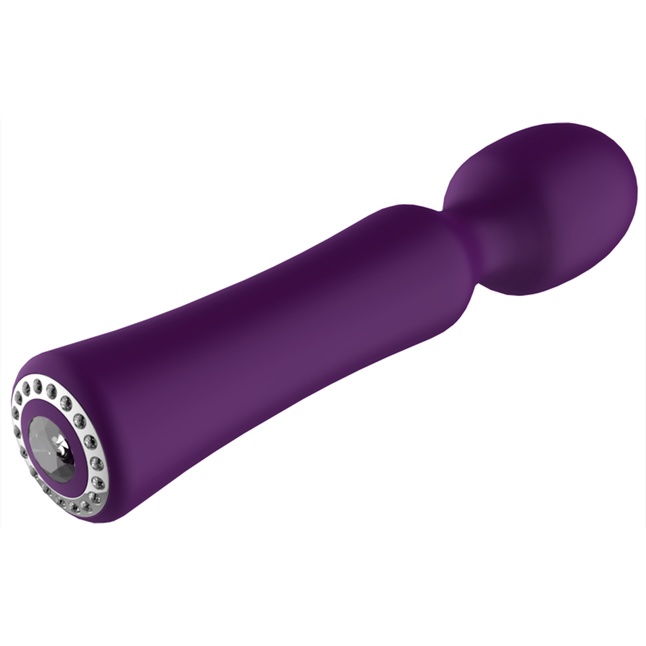 Фиолетовый универсальный массажер Wand Pearl - 20 см - Discretion. Фотография 6.