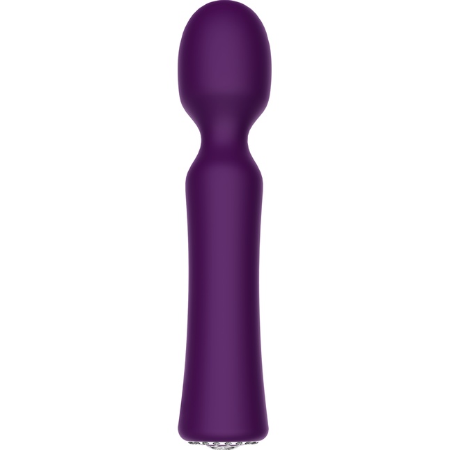 Фиолетовый универсальный массажер Wand Pearl - 20 см - Discretion