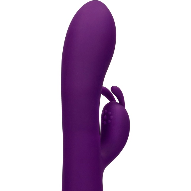 Фиолетовый вибромассажер-кролик Lux - 20 см - Discretion. Фотография 9.