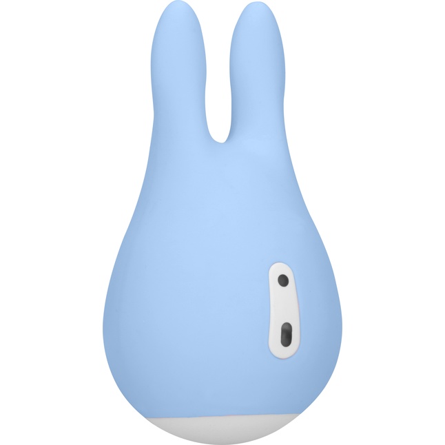 Голубой клиторальный стимулятор Sugar Bunny - 9,5 см - Loveline. Фотография 2.