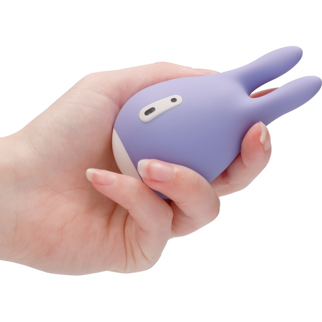 Фиолетовый клиторальный стимулятор Sugar Bunny - 9,5 см - Loveline. Фотография 4.