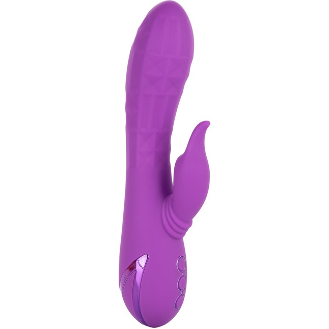 Фиолетовый вибратор-кролик Valley Vamp - 21,5 см - California Dreaming