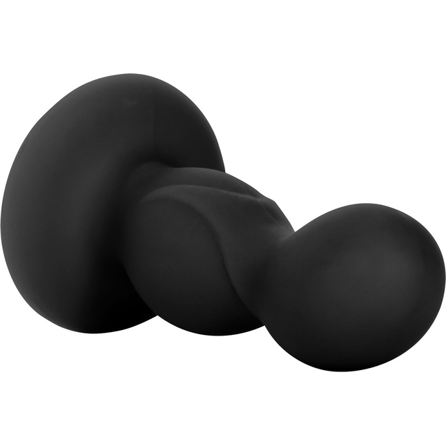 Черный анальный стимулятор Silicone Back End Play - 10,75 см - Anal Toys. Фотография 3.