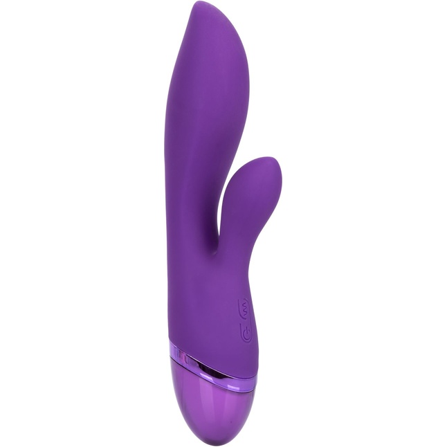 Фиолетовый вибромассажер-кролик Aura Dual Lover - 20,25 см - Aura. Фотография 3.