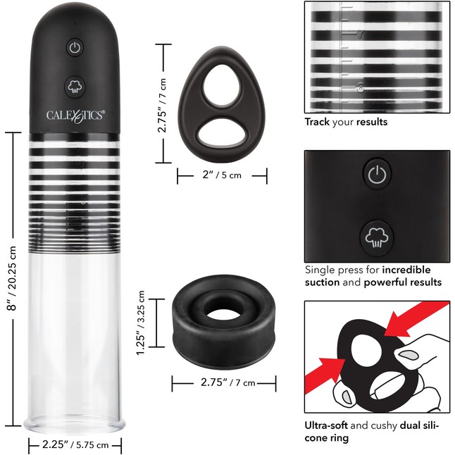 Автоматическая вакуумная помпа Rechargeable EZ Pump Kit - Optimum Series. Фотография 8.