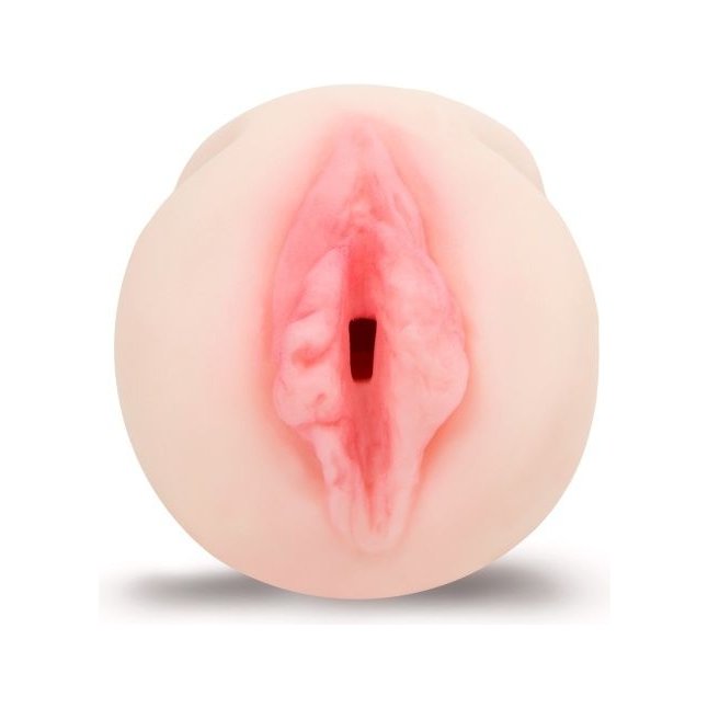 Телесный реалистичный мастурбатор-вагина с розовыми губками