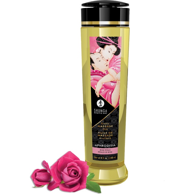 Массажное масло с ароматом розы Aphrodisia - 240 мл