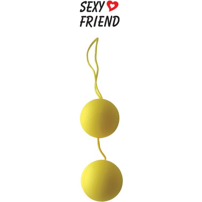 Желтые вагинальные шарики BALLS - SEXY FRIEND