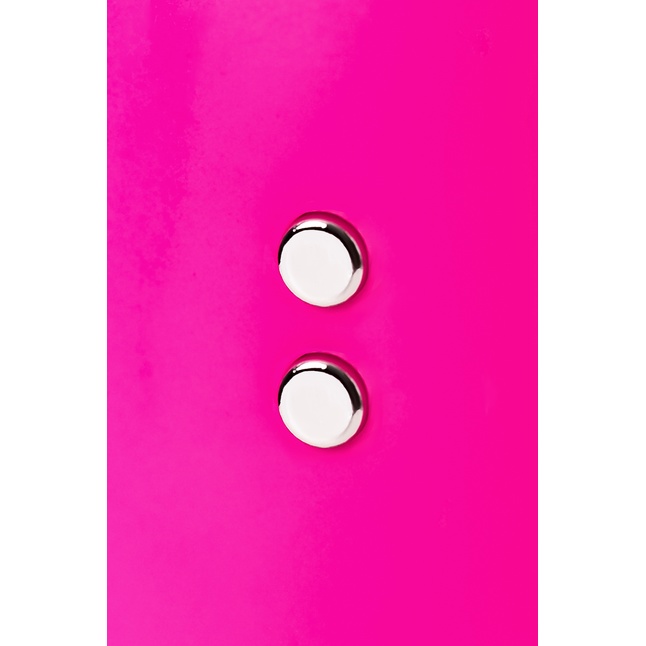 Ярко-розовый тройной вибростимулятор SPANKY - 21 см. Фотография 11.