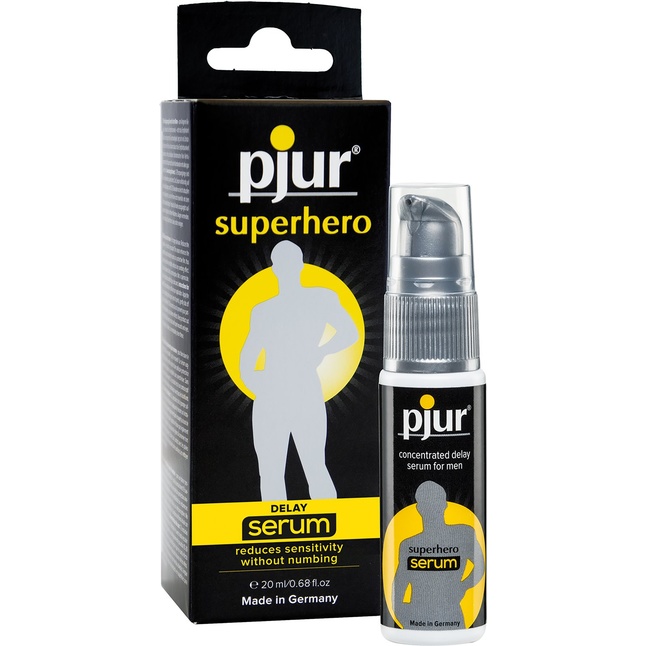 Сыворотка-пролонгатор pjur SUPERHERO Delay Serum - 20 мл - Pjur SUPERHERO