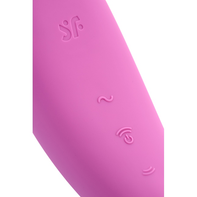 Розовый вакуум-волновой стимулятор Satisfyer Curvy 3. Фотография 11.