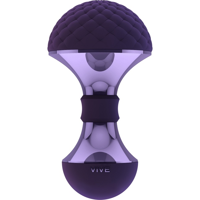 Фиолетовый универсальный вибромассажер Enoki - Vive