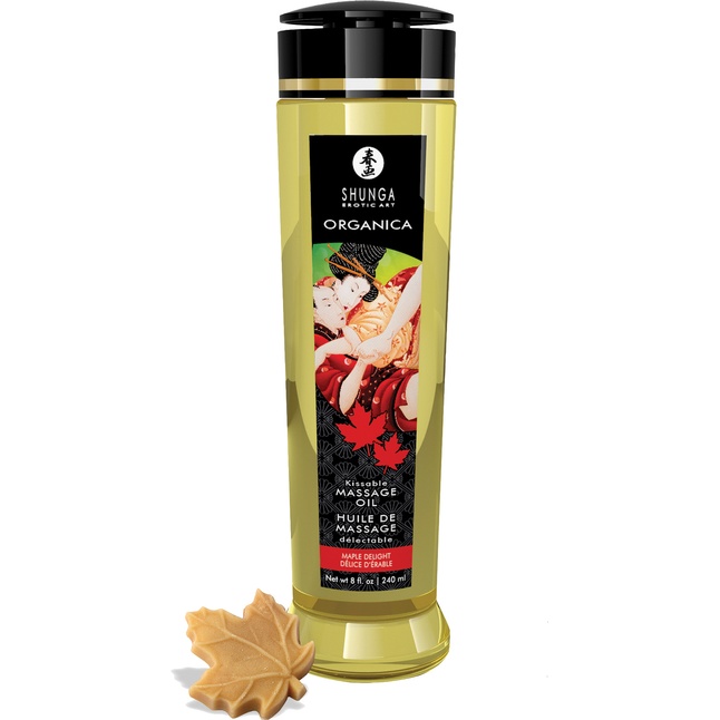 Массажное масло с ароматом кленового сиропа Organica Maple Delight - 240 мл