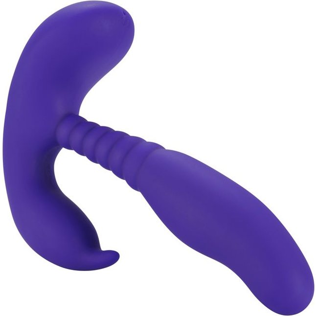 Фиолетовый стимулятор простаты Anal Pleasure Dual Vibrating Prostate Stimulator - 13,5 см. Фотография 2.