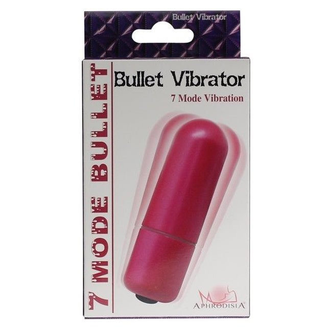 Розовая вибропуля 7 Models Bullet - 5,7 см. Фотография 3.
