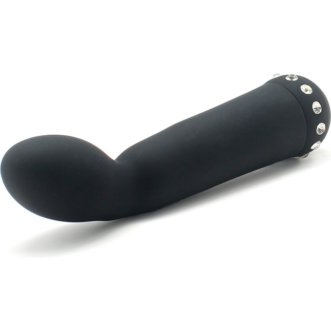 Черный вибратор SPARKLE SUCCUBI BLISS G VIBE - 14,2 см. Фотография 3.