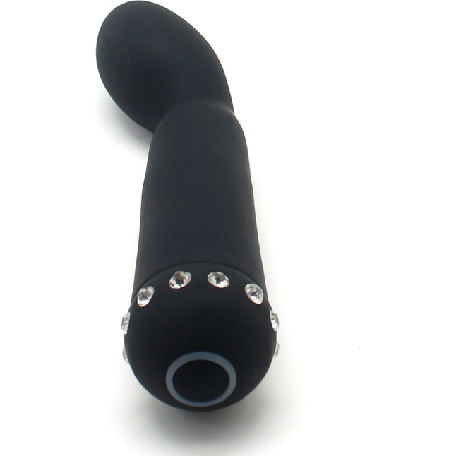 Черный вибратор SPARKLE SUCCUBI BLISS G VIBE - 14,2 см. Фотография 4.