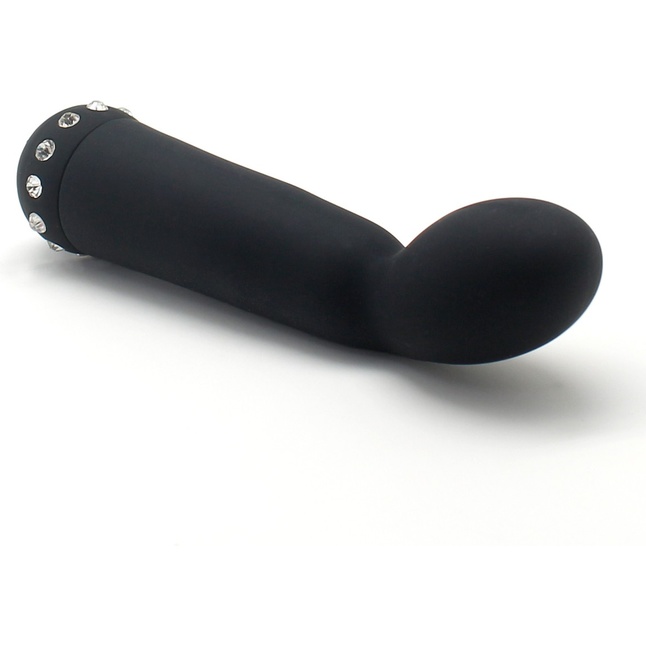 Черный вибратор SPARKLE SUCCUBI BLISS G VIBE - 14,2 см. Фотография 5.