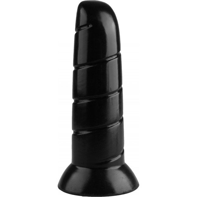 Черная винтообразная анальная втулка - 19,5 см - 101Х-XX - Фистинг, гиганты. Фотография 3.