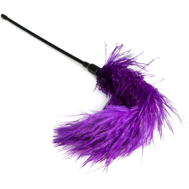 Тиклер с фиолетовыми перышками Feather Tickler - 54 см - Fetish Collection. Фотография 2.