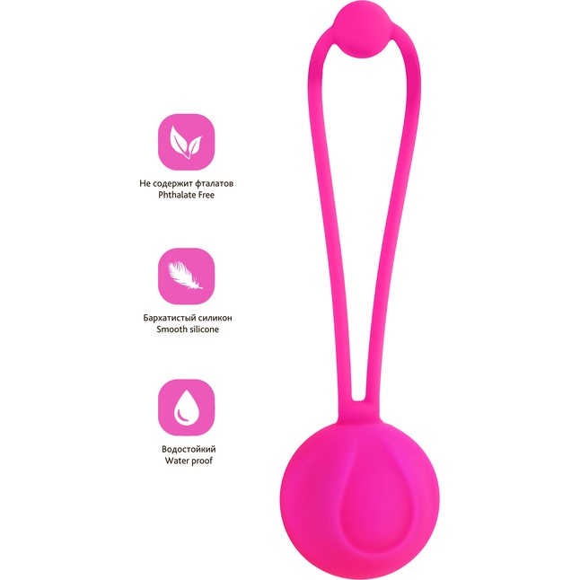 Розовый вагинальный шарик BLUSH - L EROINA. Фотография 4.