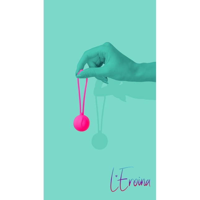 Розовый вагинальный шарик BLUSH - L EROINA. Фотография 8.
