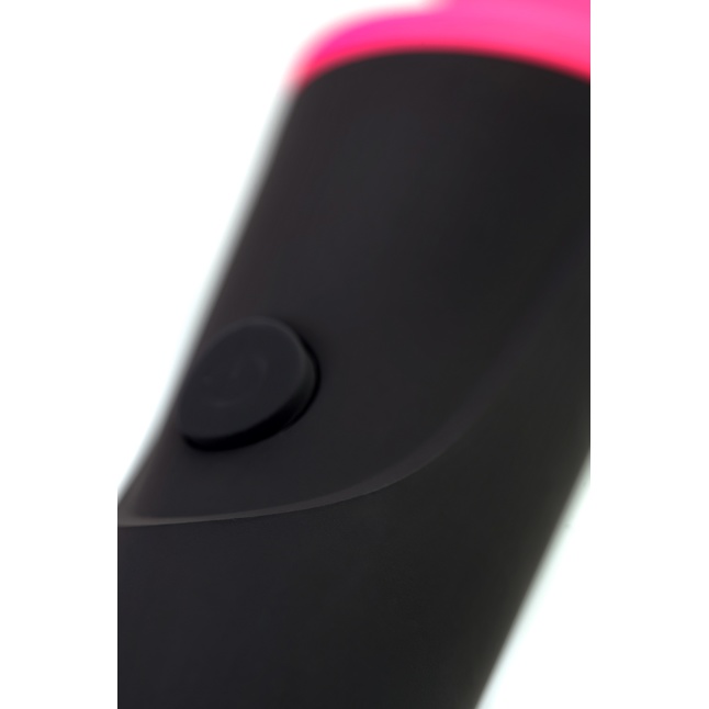 Черно-розовый вибростимулятор ASTER - 19,5 см - L EROINA. Фотография 11.