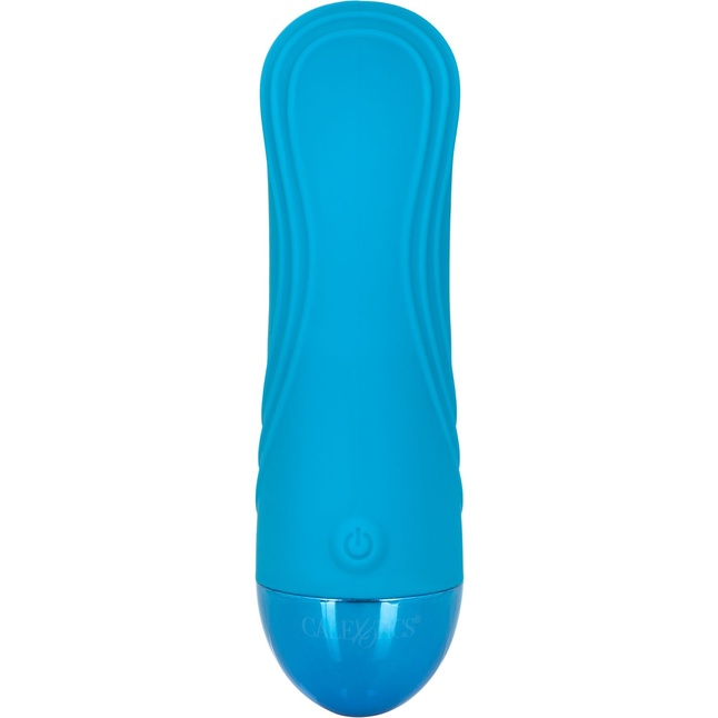 Голубой мини-вибратор Tremble Tickle - 12,75 см. Фотография 2.