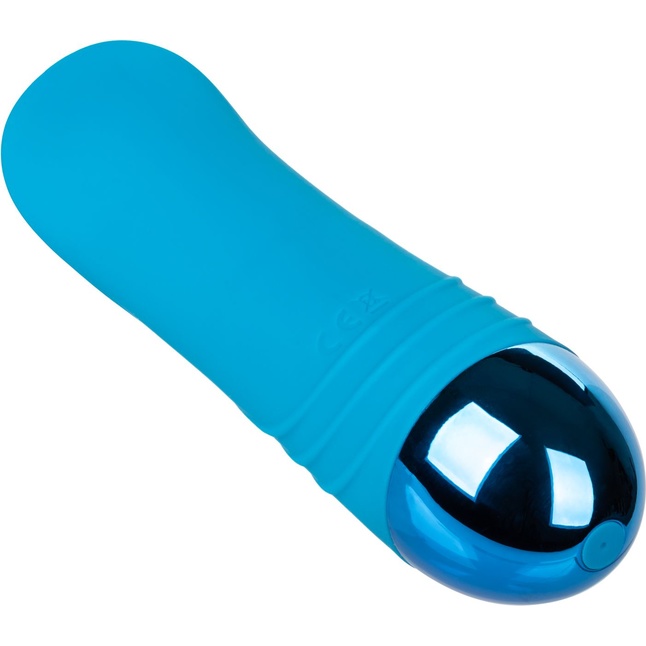 Голубой мини-вибратор Tremble Tickle - 12,75 см. Фотография 5.