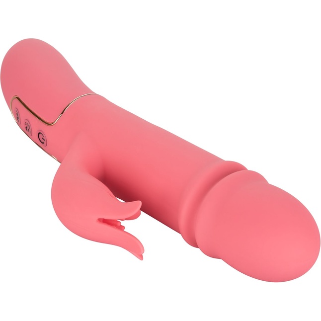 Розовый вибратор-кролик Shameless Tease - 25,5 см - Shameless. Фотография 5.