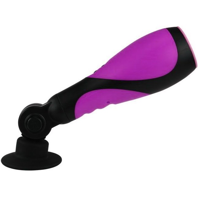 Фиолетовый вибромастурбатор Oral Sex Lover
