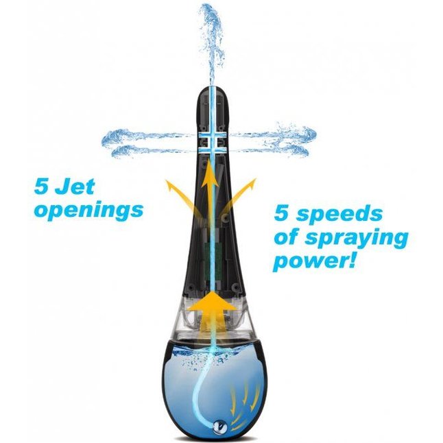 Автоматический анальный душ Electric Auto-Spray Enema Bulb - CleanStream. Фотография 3.