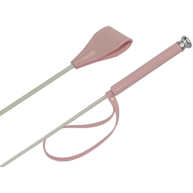 Нежно-розовый лаковый стек - 70 см - BDSM accessories. Фотография 2.