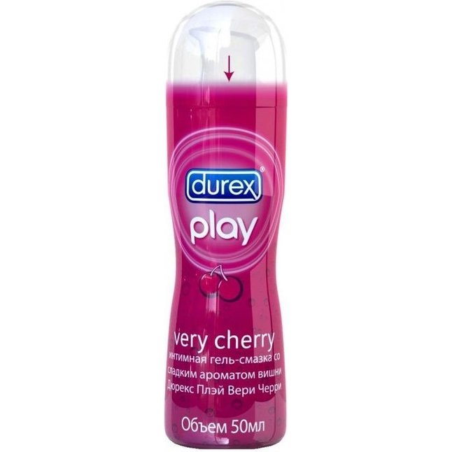Интимная гель-смазка DUREX Play Very Cherry с ароматом вишни - 50 мл