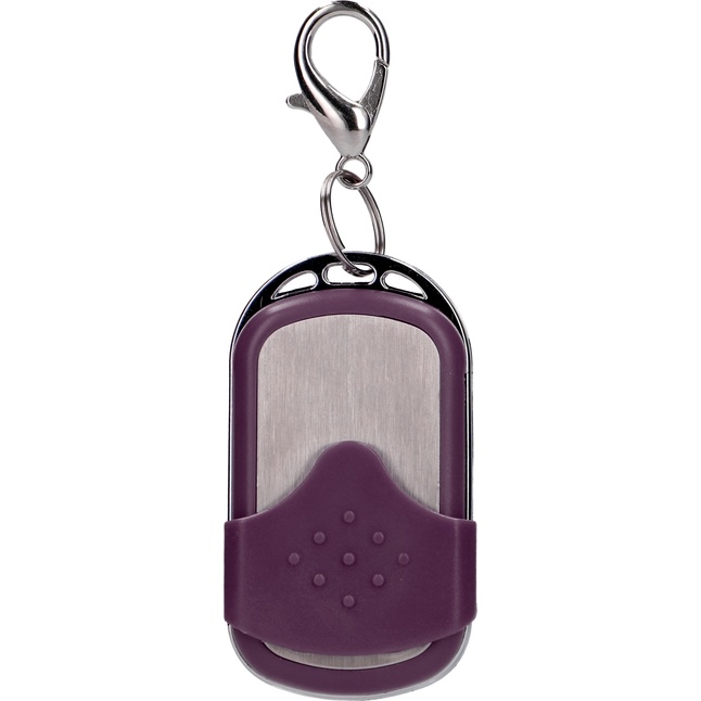 Фиолетовое виброяйцо Medium Wireless Vibrating G-Spot Egg с пультом - 7,5 см - Shots Toys. Фотография 3.