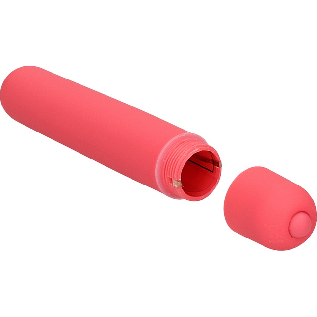 Розовая вибропуля Bullet Vibrator Extra Long - 10,5 см - Be Good Tonight. Фотография 3.