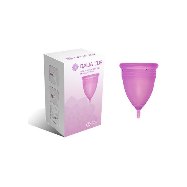 Менструальная многоразовая чаша среднего размера Dalia cup. Фотография 2.