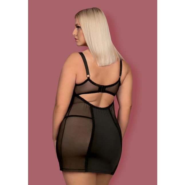 Облегающая сорочка Amallie с полупрозрачными вставками - Sexy. Фотография 2.