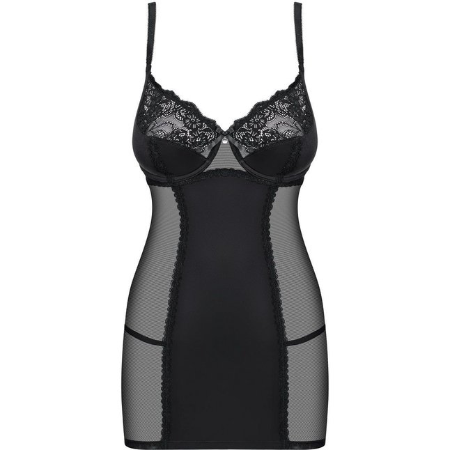 Облегающая сорочка Amallie с полупрозрачными вставками - Sexy. Фотография 3.