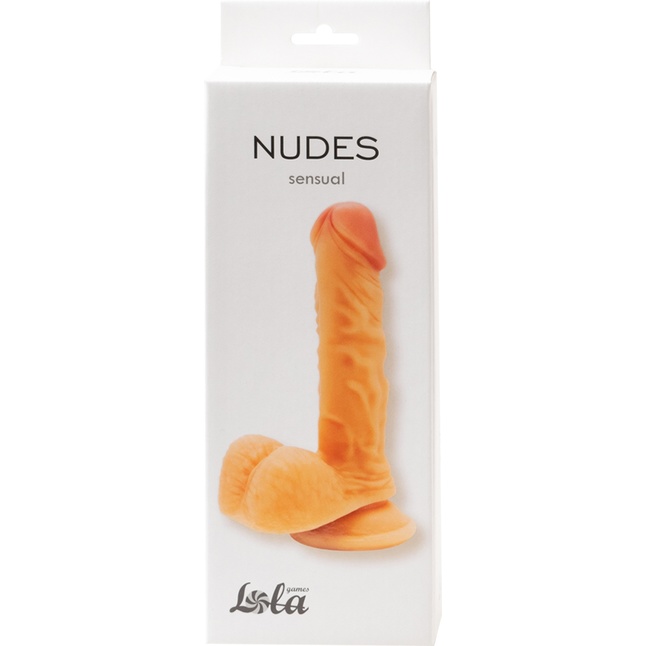 Телесный фаллоимитатор на присоске Sensual - 16,8 см - Nudes. Фотография 3.