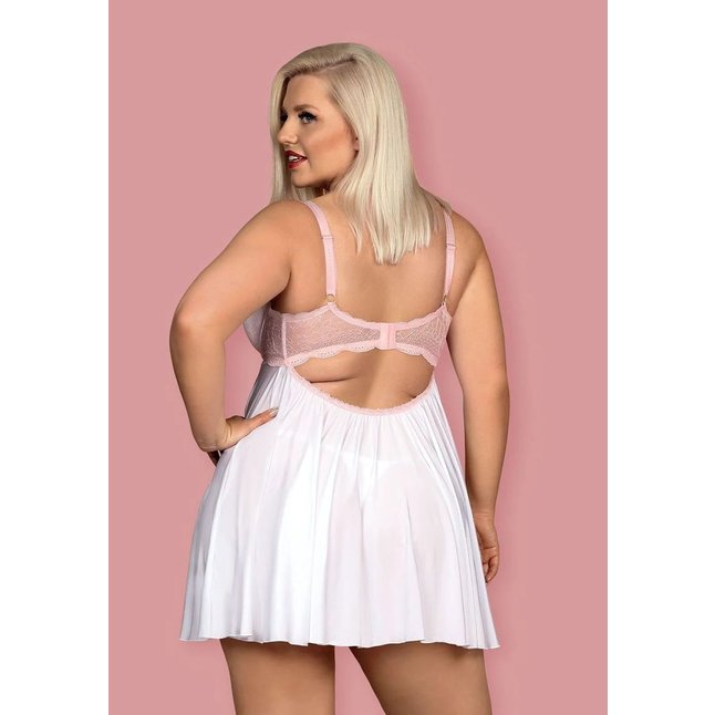 Восхитительный коротенький беби-долл Girlly с кружевом - Sexy. Фотография 2.