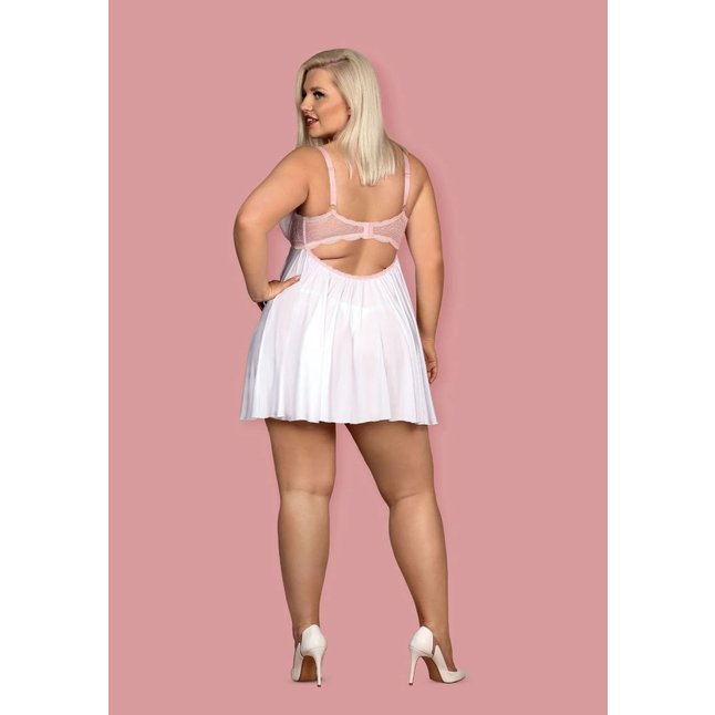 Восхитительный коротенький беби-долл Girlly с кружевом - Sexy. Фотография 4.