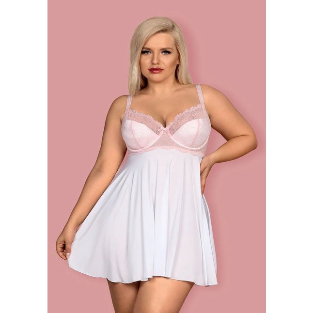 Восхитительный коротенький беби-долл Girlly с кружевом - Sexy