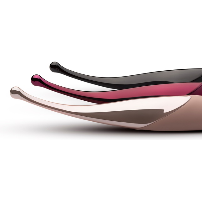 Розовый точечный вибромассажер Senzi Vibrator - 14,7 см. Фотография 3.