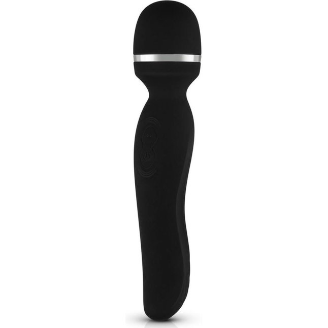 Черный вибромассажер Vibes N 4 - 20 см - Sway Vibes