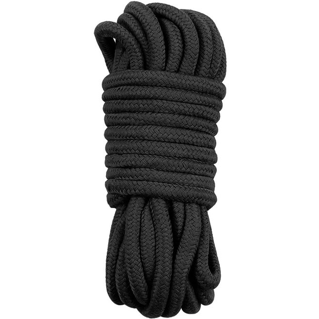 Черная верёвка для любовных игр - 10 м