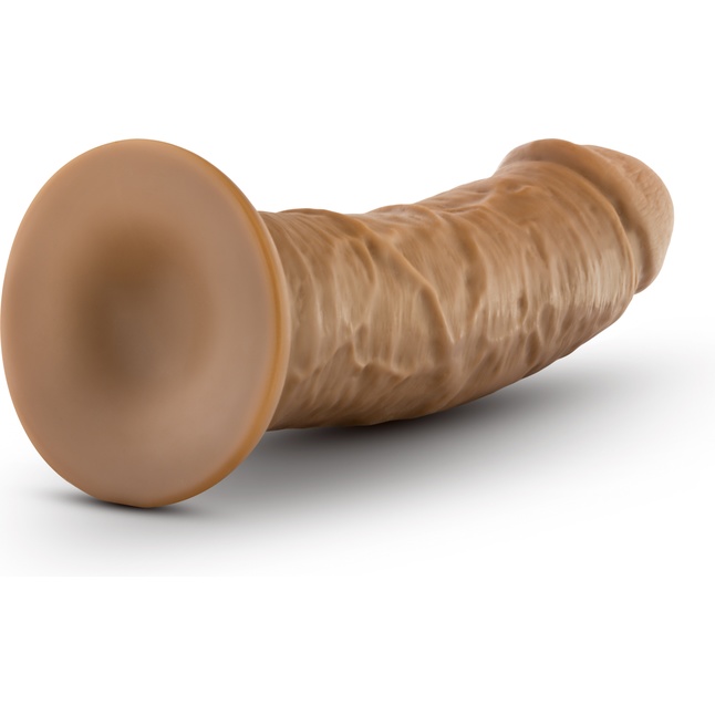 Кофейный фаллоимитатор 8 Inch Cock With Suction Cup - 20,3 см - Dr. Skin . Фотография 3.