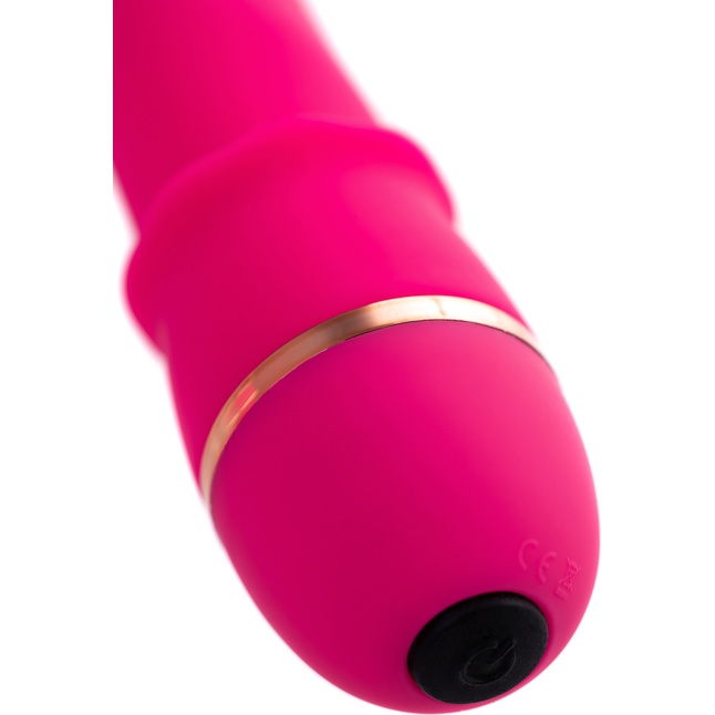Ярко-розовый вибратор TOYFA March - 16,6 см. Фотография 5.